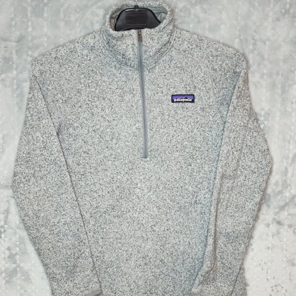 Patagonia Women's Gray Half Zip Polyester XS Pullover - HAML22